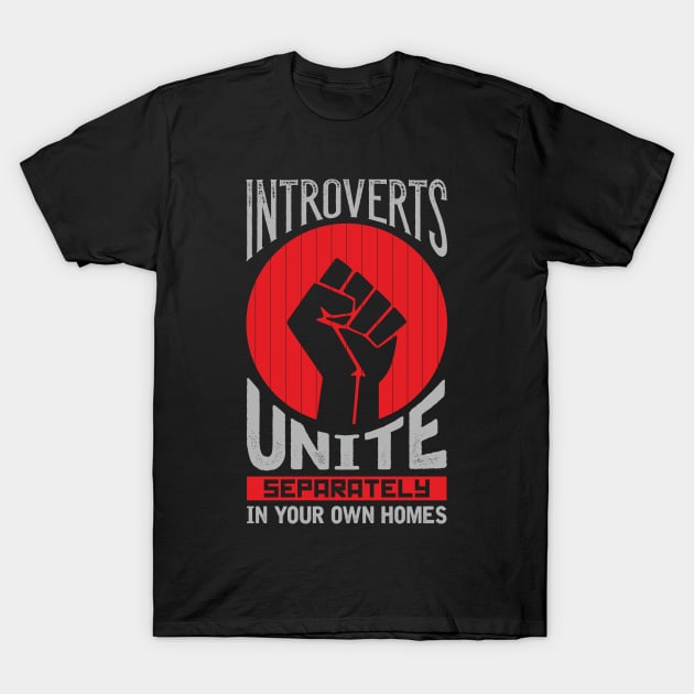 Introverts Unite introverts people introvert T-Shirt by OfCA Design